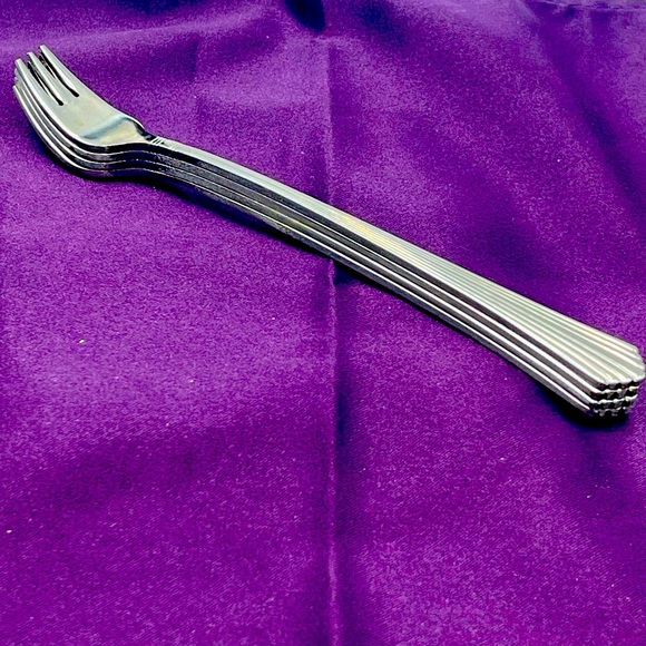 Excel “Tango”4pc Set Stainless Steel Cocktail Seafood Shrimp Forks Made in Japan - Picture 2 of 15